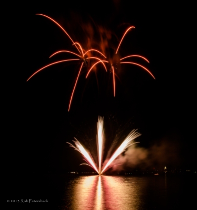 Fireworks on Lake Mendota